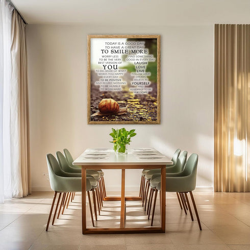 Posterizer 1 pcs-Today Is a Good Day To Have a Great Day-Motivational & Inspirational Art-Art for Animal Lovers- Gift for Men Women Entrepreneur T...